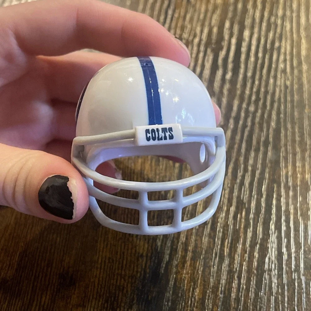 NFL Indianapolis Colts Mighty Racers‎ Mini Football Helmet Collectible 2 Inch